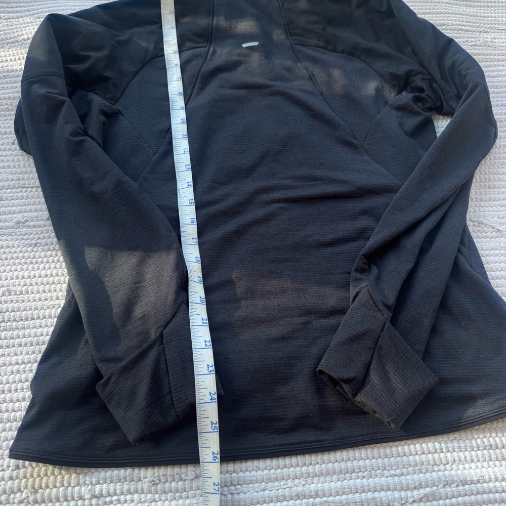 REI Co-op Insulated Hybrid Jacket Womens M Black Hiking Thumbhole Fleece - Picture 10 of 11
